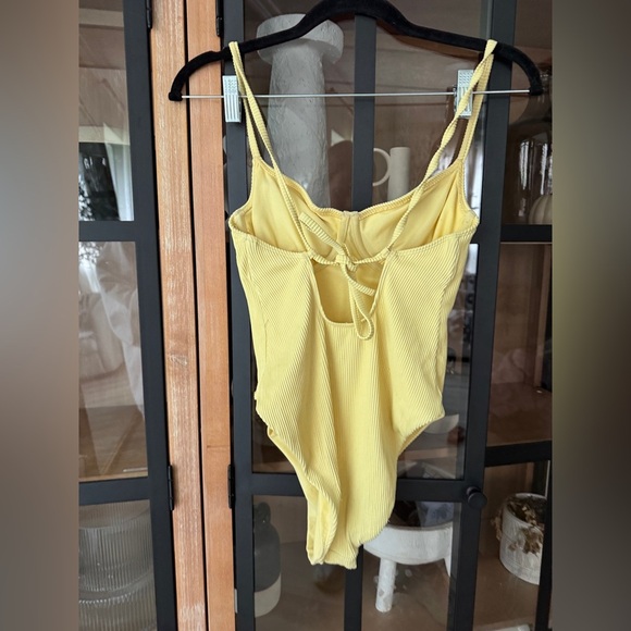 Roxy one piece swimsuit ribbed cup underwire textured crinkle butter love muse - Picture 10 of 12